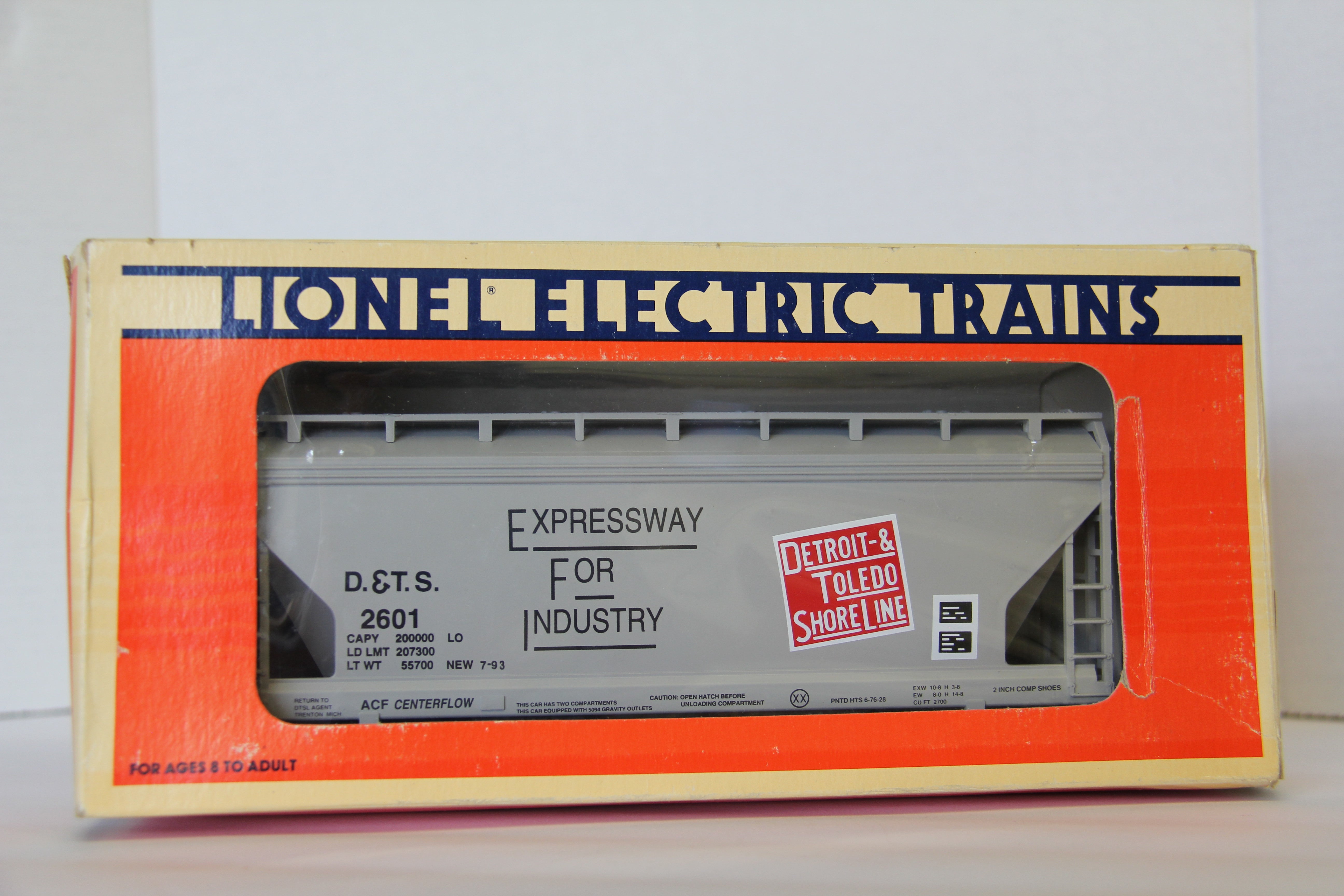 Lionel 6-52023 1993 LCCA 2 Bay Center Flow Hopper-Second hand-M6839