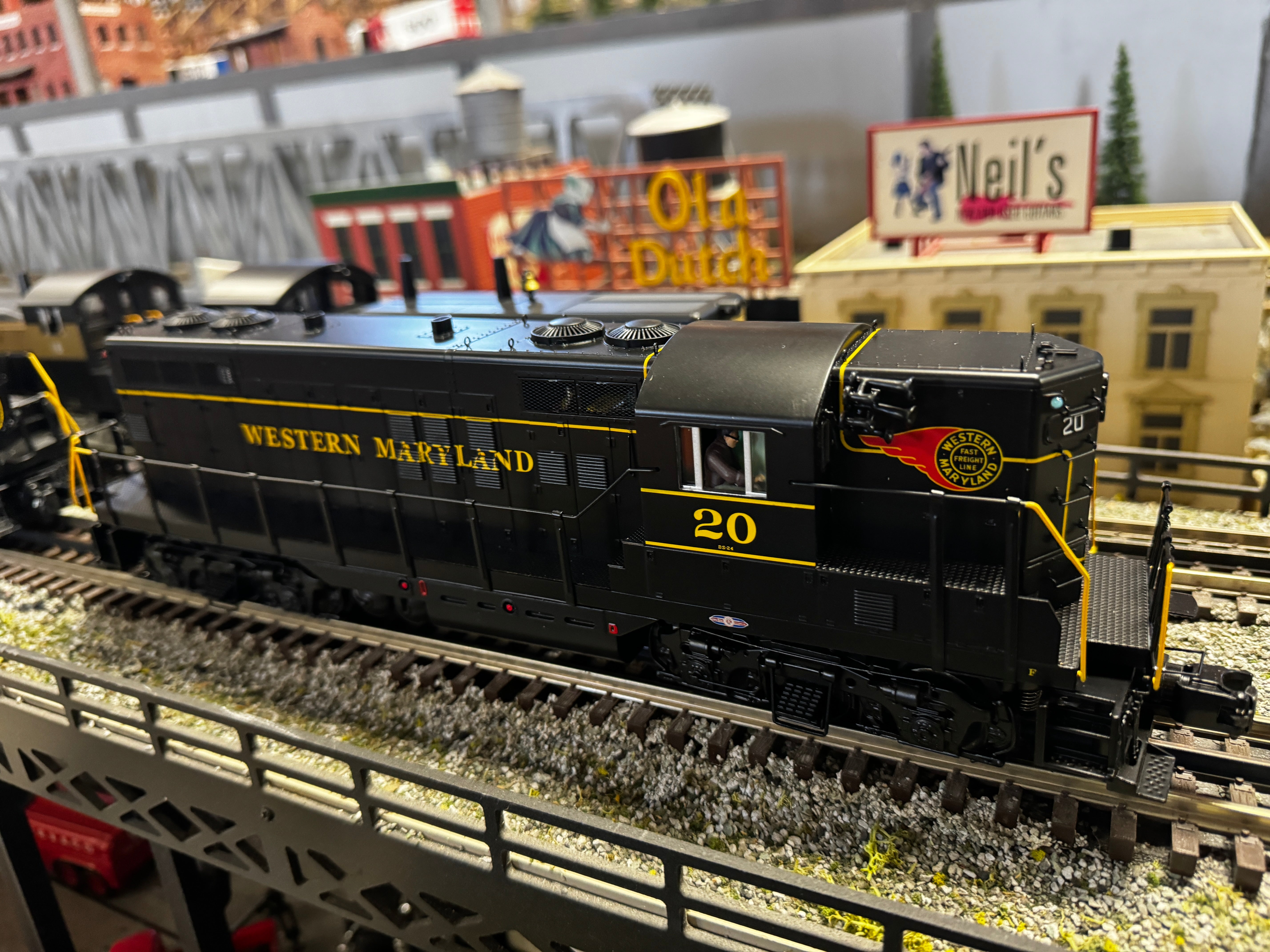 MTH 20-21744-1 - GP-7 Diesel Engine "Western Maryland" #20 w/ PS3