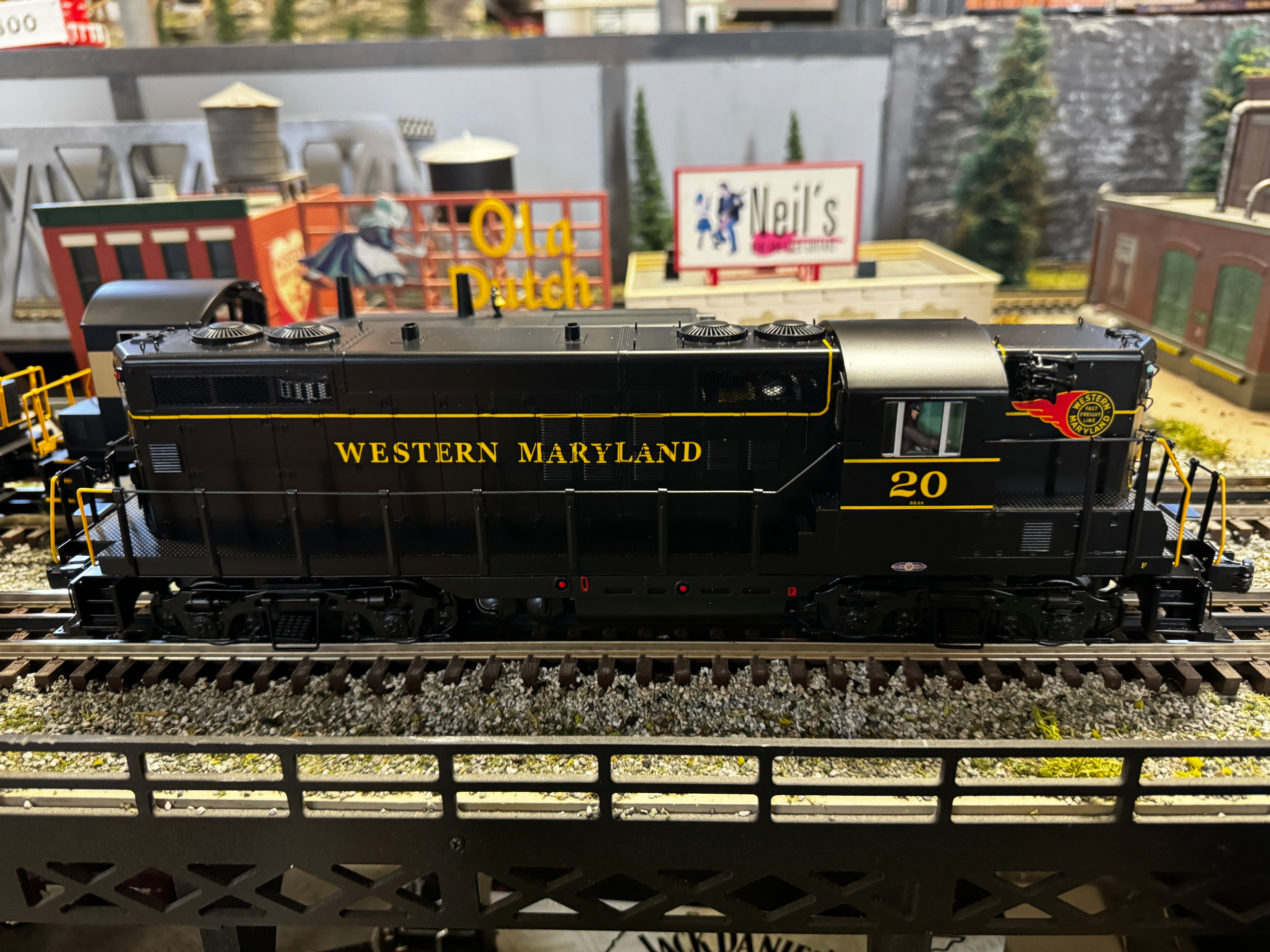 MTH 20-21744-1 - GP-7 Diesel Engine "Western Maryland" #20 w/ PS3