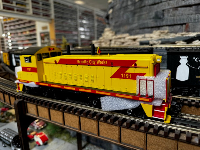 MTH 30-21079-1 - SW1200 Switcher Diesel Engine "Granite City Works" #1191 w/ PS3 - Custom Run for E-Z Catch / Dixie Union Station