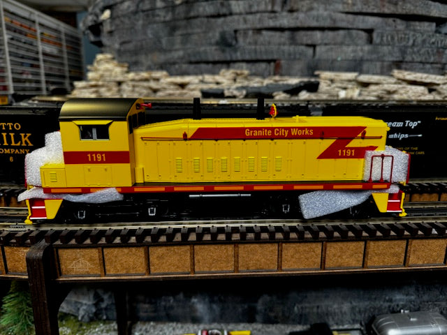 MTH 30-21079-1 - SW1200 Switcher Diesel Engine "Granite City Works" #1191 w/ PS3 - Custom Run for E-Z Catch / Dixie Union Station