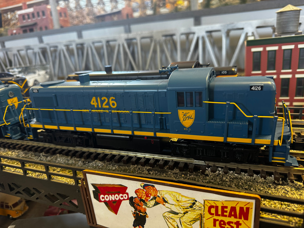 MTH 30-21212-1 - RailKing - RS-3 Diesel Engine "Delaware & Hudson" #4126 w/ PS3 - Custom Run for MrMuffin'sTrains - MrMuffin'sTrains