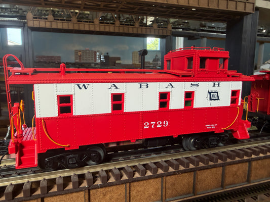 MTH 20-91906 - Premier - Steel Caboose "Wabash" #2527 - Custom Run for MrMuffin'sTrains