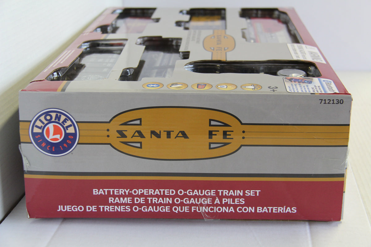 Lionel 712130 Battery Operated Santa Fe Train Set-Ready to Run-Second hand-M7508