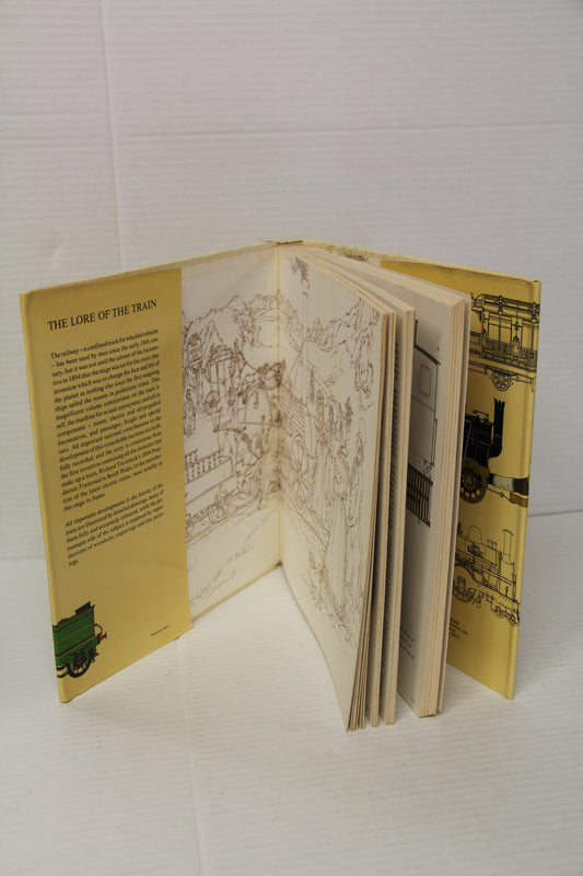 1977 "The Lore of The Train" by C. Hamilton Ellis-Hard Cover-Second hand-M7146 - MrMuffin'sTrains