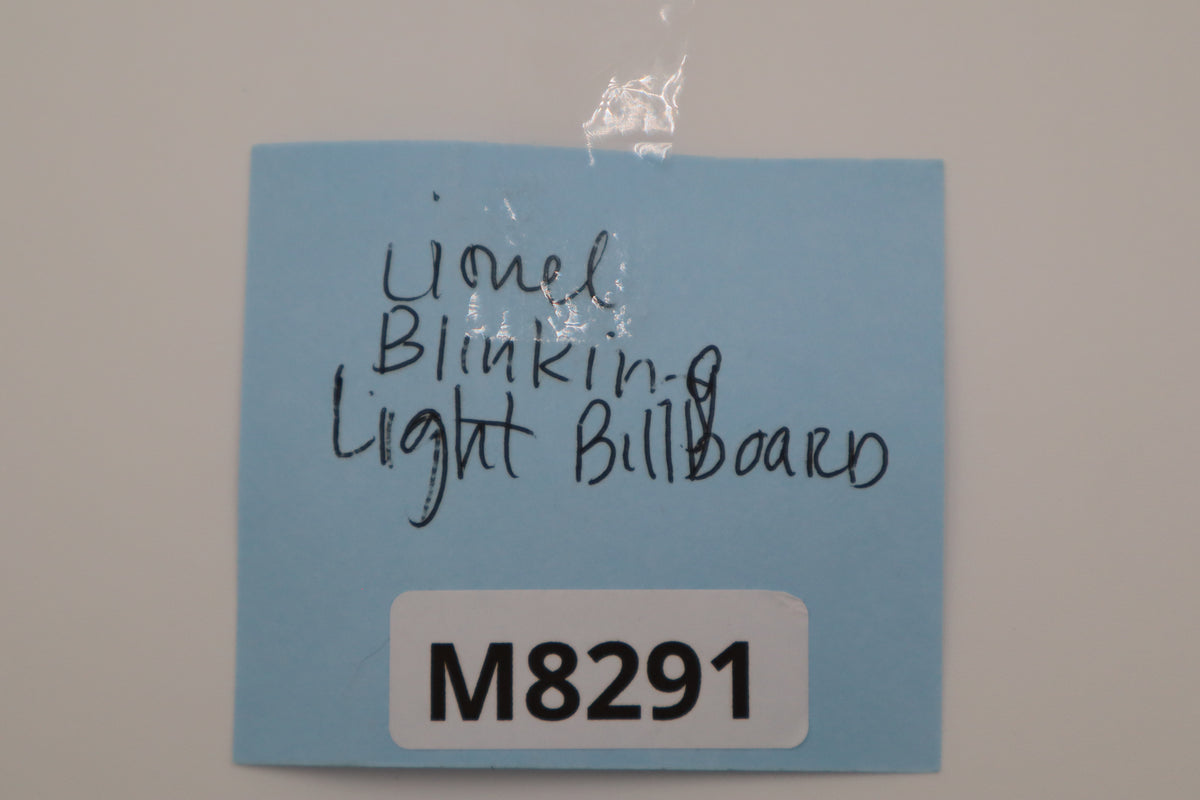 Lionel Blinking Light Billboard-Second hand-M8291