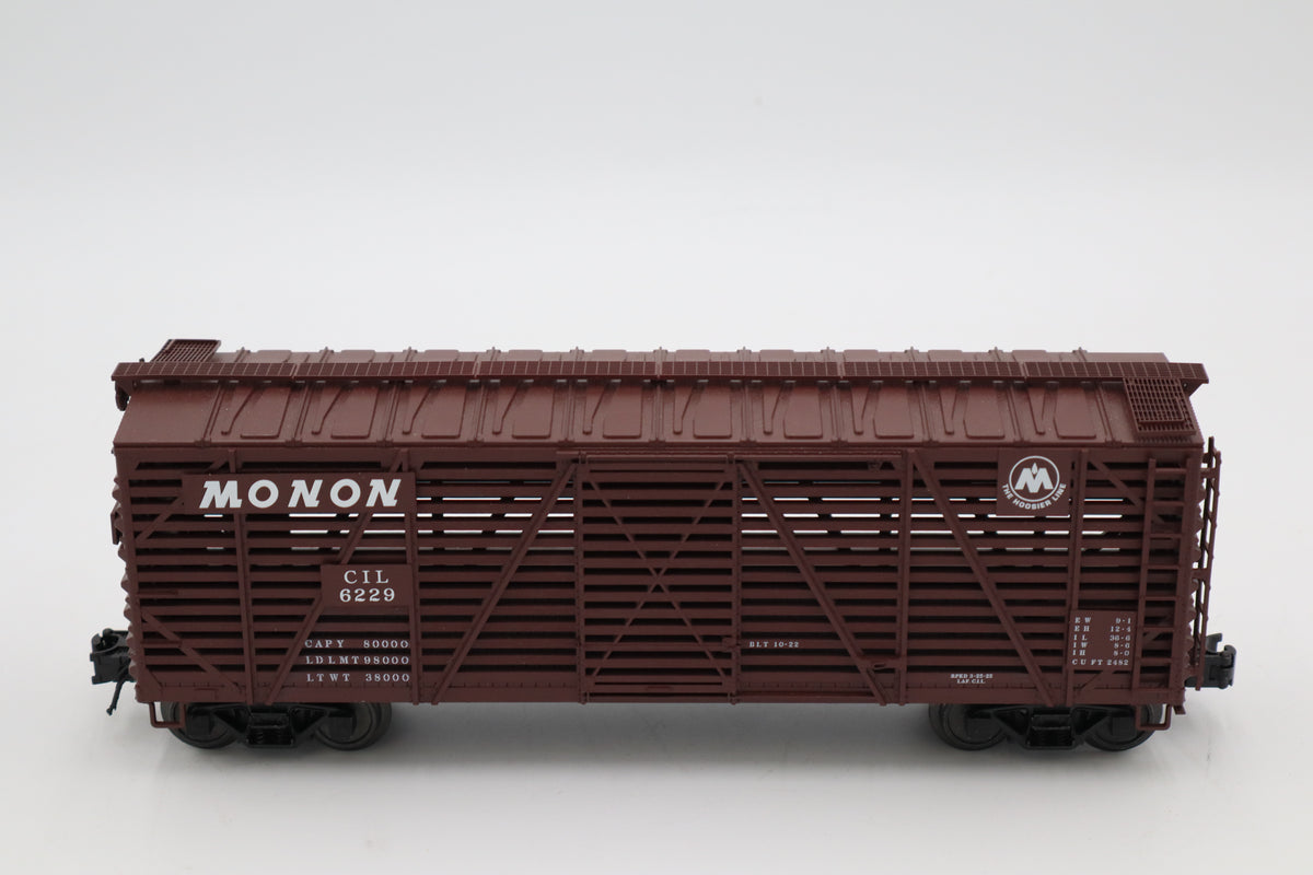 Atlas #2002412S-1, -2, -3, 4 Monon TM 40' Stock Car-4 Car Set-Second hand-M8465