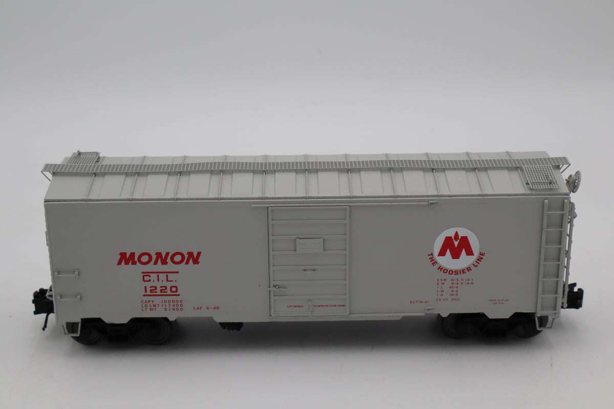 Atlas #3001839-1, -2 Monon 40' 1937 AAR Single Door Box Car-2 Set-Second hand-M8470