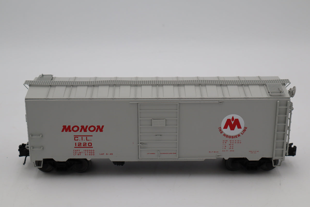 Atlas #3001839-1, -2 Monon 40' 1937 AAR Single Door Box Car-2 Set-Second hand-M8470