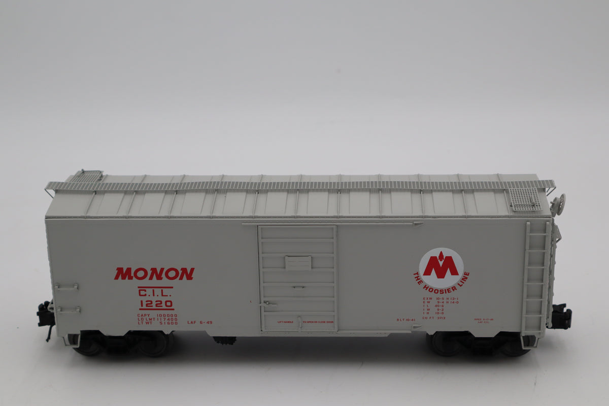 Atlas #3001839-1, -2 Monon 40' 1937 AAR Single Door Box Car-2 Set-Second hand-M8470