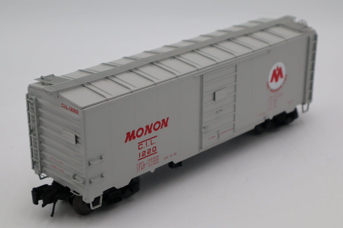 Atlas #3001839-1, -2 Monon 40' 1937 AAR Single Door Box Car-2 Set-Second hand-M8470