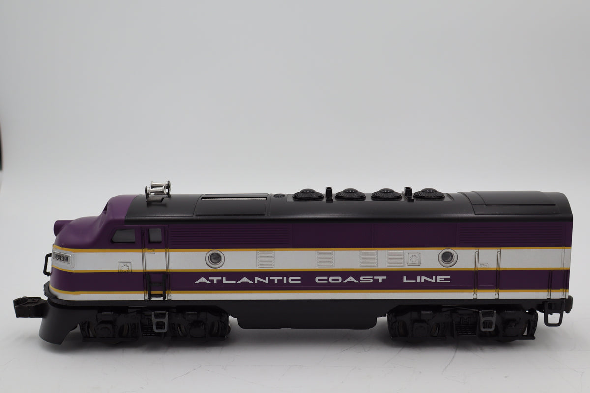 Lionel 6-11903 Atlantic Coast Line F3 ABA Diesels & 4 Passenger Set-Second hand-M8371