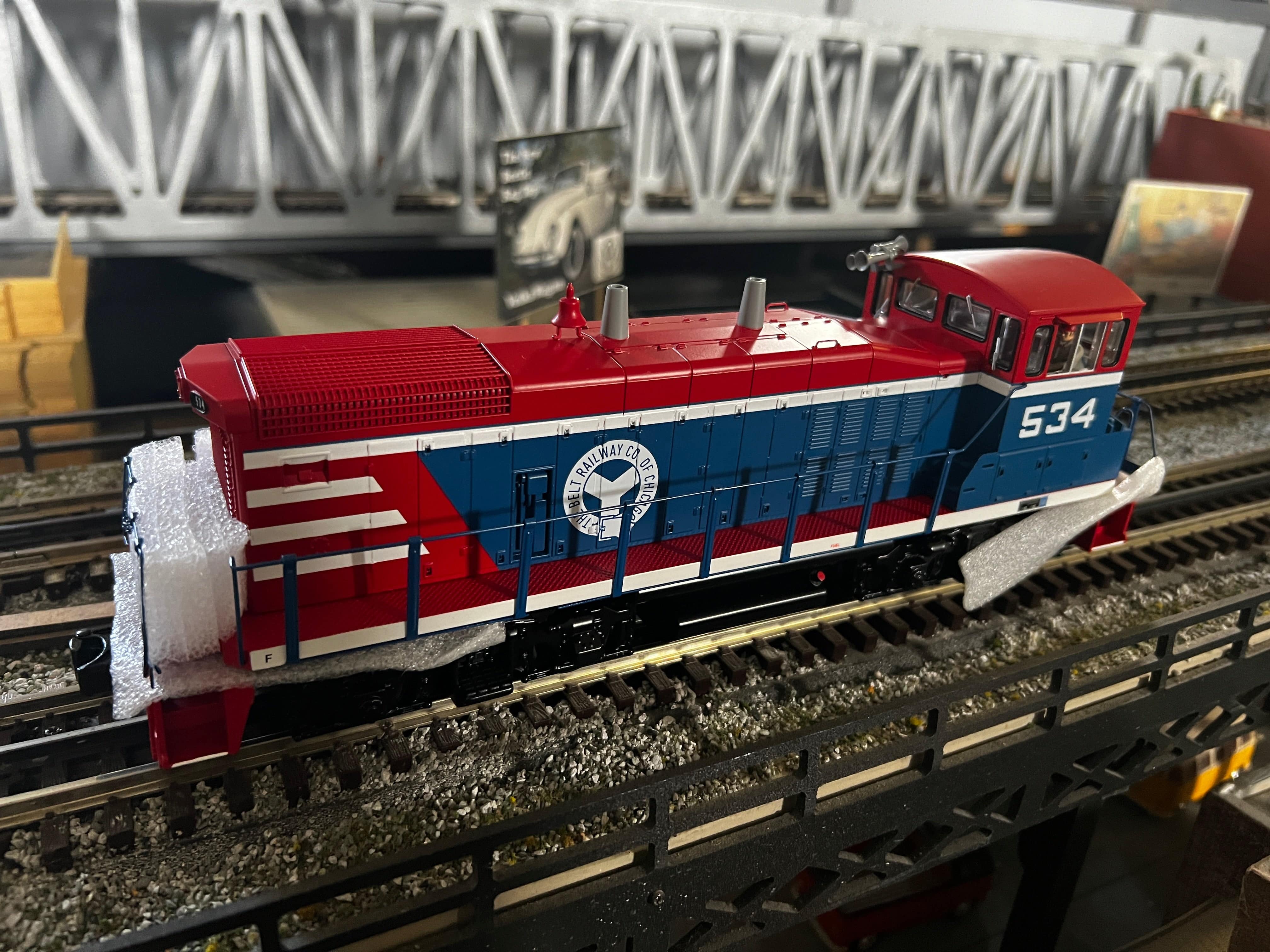 MTH 30-20972-1 - MP15DC Diesel Engine "Belt Railway of Chicago" #534 w/ PS3 - Custom Run for Berwyn's
