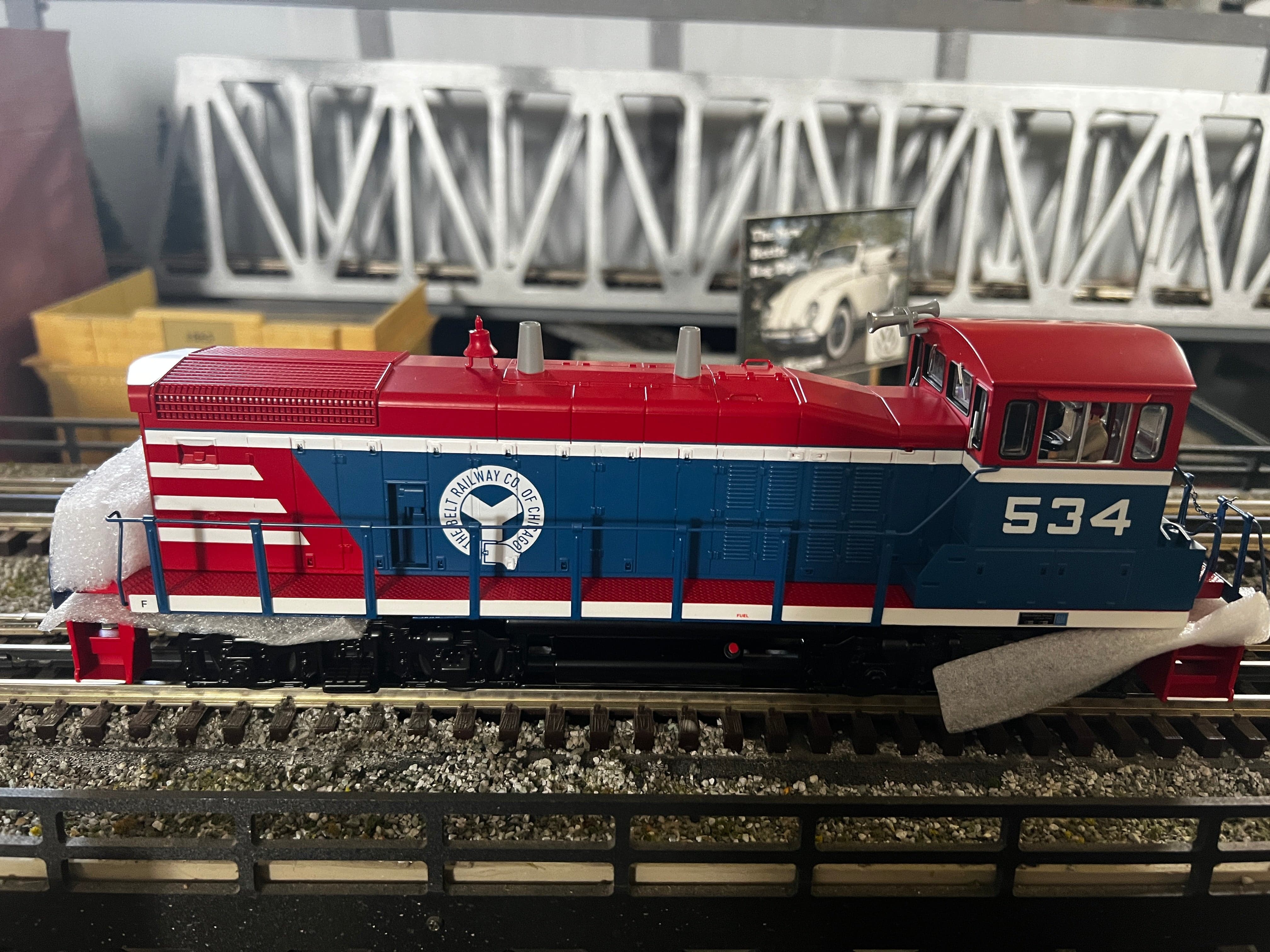 MTH 30-20972-1 - MP15 Diesel Engine "Belt Railway of Chicago" #534 w/ PS3 - Custom Run for Berwyn's