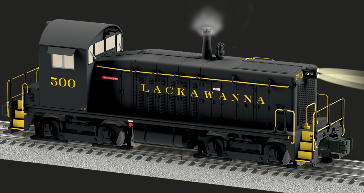 Lionel 2433995 - Legacy SW8 Diesel Locomotive "Lackawanna" #500 (Black) - Custom Run for MrMuffin'sTrains