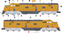 Lionel 2433020 - Legacy E6 AA Diesel Locomotive "Milwaukee Road" #15A, 15B (Yellow) - Custom Run for MrMuffin'sTrains