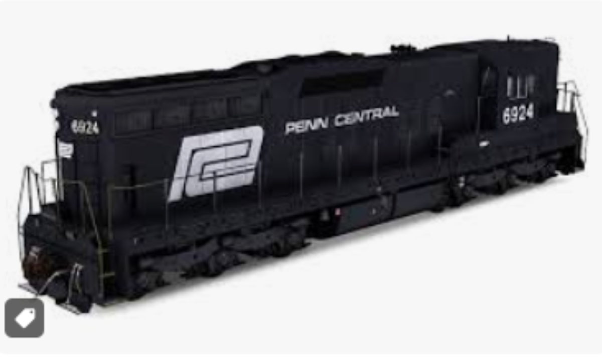 MTH 30-213PC2-1 - SD-9 Diesel Engine "Penn Central" w/ PS3 #6924 - Custom run for MrMuffin'sTrains