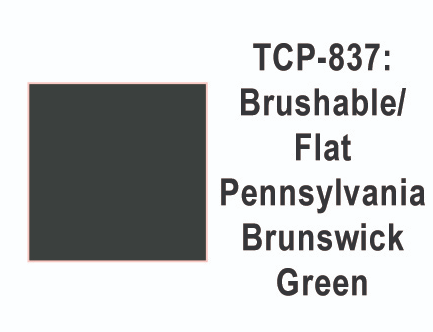 Tru-Color Paint TCP-837 - Pennsylvania Brunswick Green (Brushable)