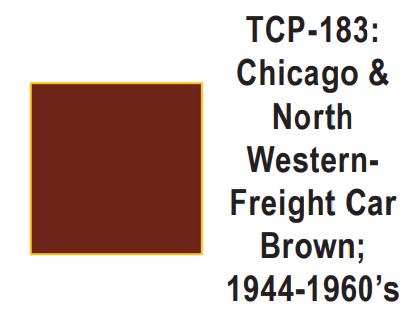 Tru-Color Paint TCP-183 - Chicago & North Western - Freight Car Brown; 1944-1960's (Solvent-Based Paint)