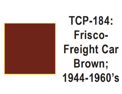 Tru-Color Paint TCP-184 - Frisco - Freight Car Brown; 1944-1960's (Solvent-Based Paint)