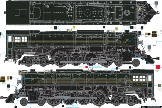 Lionel 2731920 - Legacy - S3 Steam Locomotive "Pennsylvania" - Custom Run for MrMuffin'sTrains