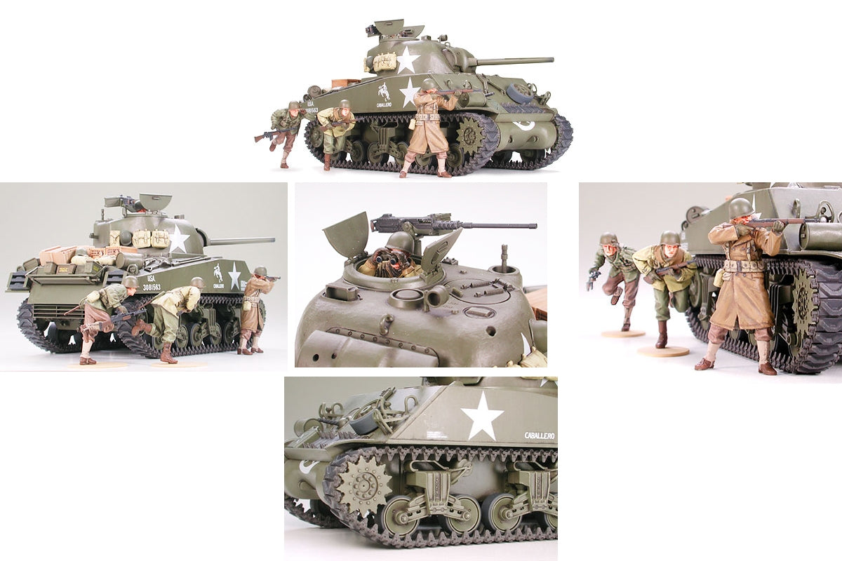 Maquette Tamiya 35251 US M4A3 Sherman 105mm Howitzer Assault Support 1/35 - Modélisme Maquette Tamiya 35251 US M4A3 Sherman 105mm Howitzer Assault Support 1/35 - Modélisme