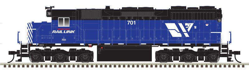 Atlas HO 10 004 456 - Master - Silver Model - SD35 Low Nose Diesel Locomotive "Montana Rail Link" #702