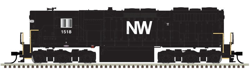 Atlas HO 10 004 464 - Master - Silver Model - SD35 High Nose Diesel Locomotive "Norfolk & Western" #1518