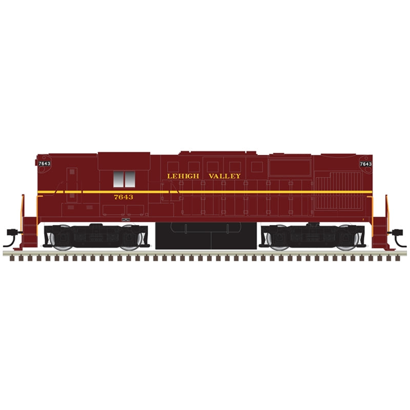 Atlas HO 10 004 528 - Classic - Silver Model - ALCo RS-11 Diesel Locomotive "Lehigh Valley" #7640