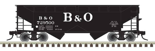 Atlas HO 20007437 - Trainman - 2-Bay Offset Hopper "Baltimore & Ohio" #729506