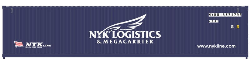 Atlas HO 20 007 469 - Master - 40' Standard Height Containers "NYK Line" (NYKU) Set #1 (3-Pack)