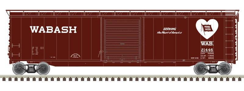 Atlas HO 20007520 - Master - 50' Postwar Single Door Box Car "Wabash" #21446