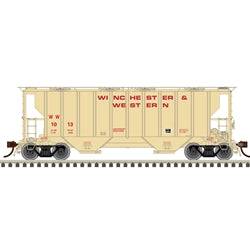 Atlas HO 20007701 - Master - Portec 3000 Covered Hopper "Winchester & Western" #1004