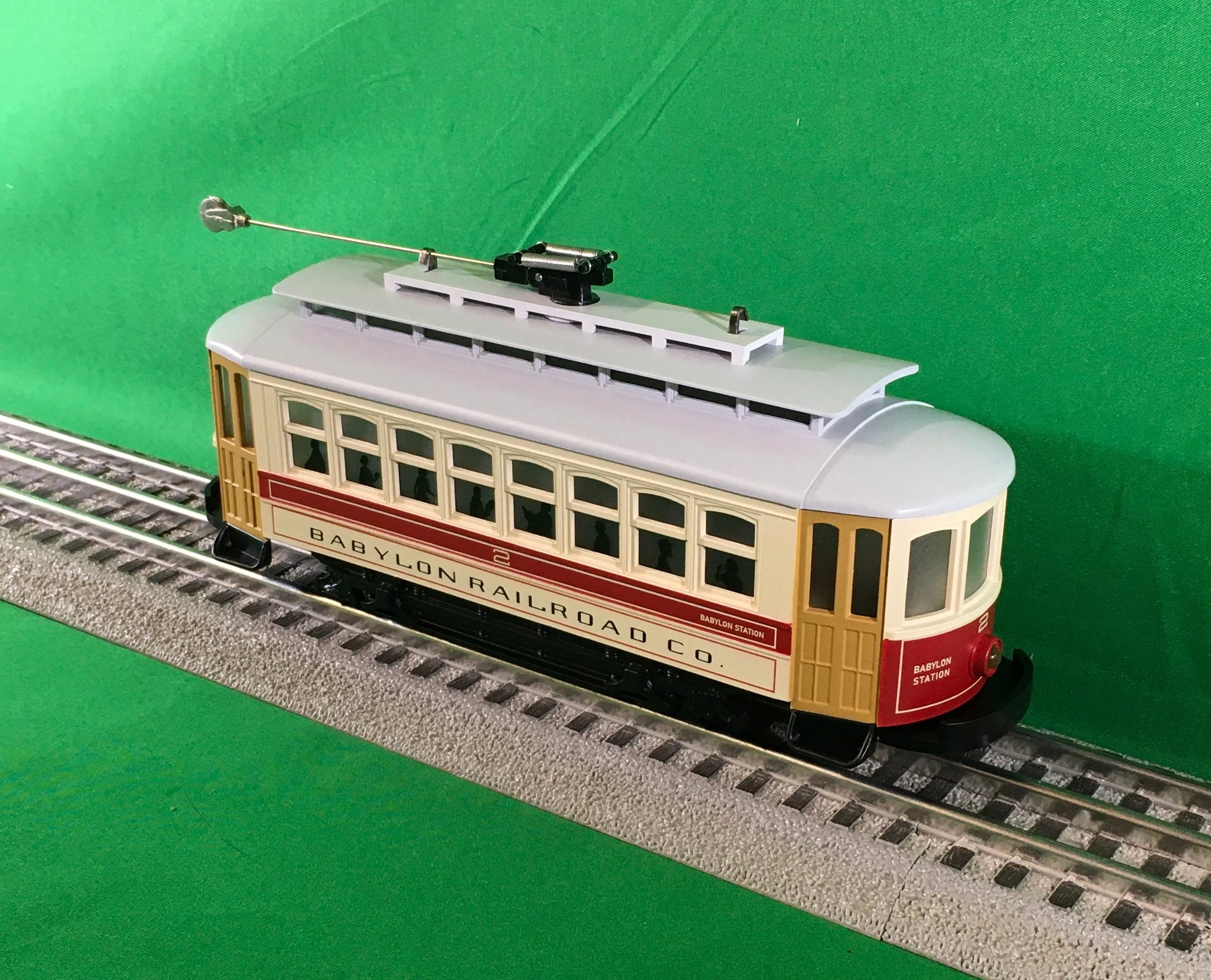 MTH 30-5231 - Bump-n-Go Trolley "Babylon Railroad Co." #2