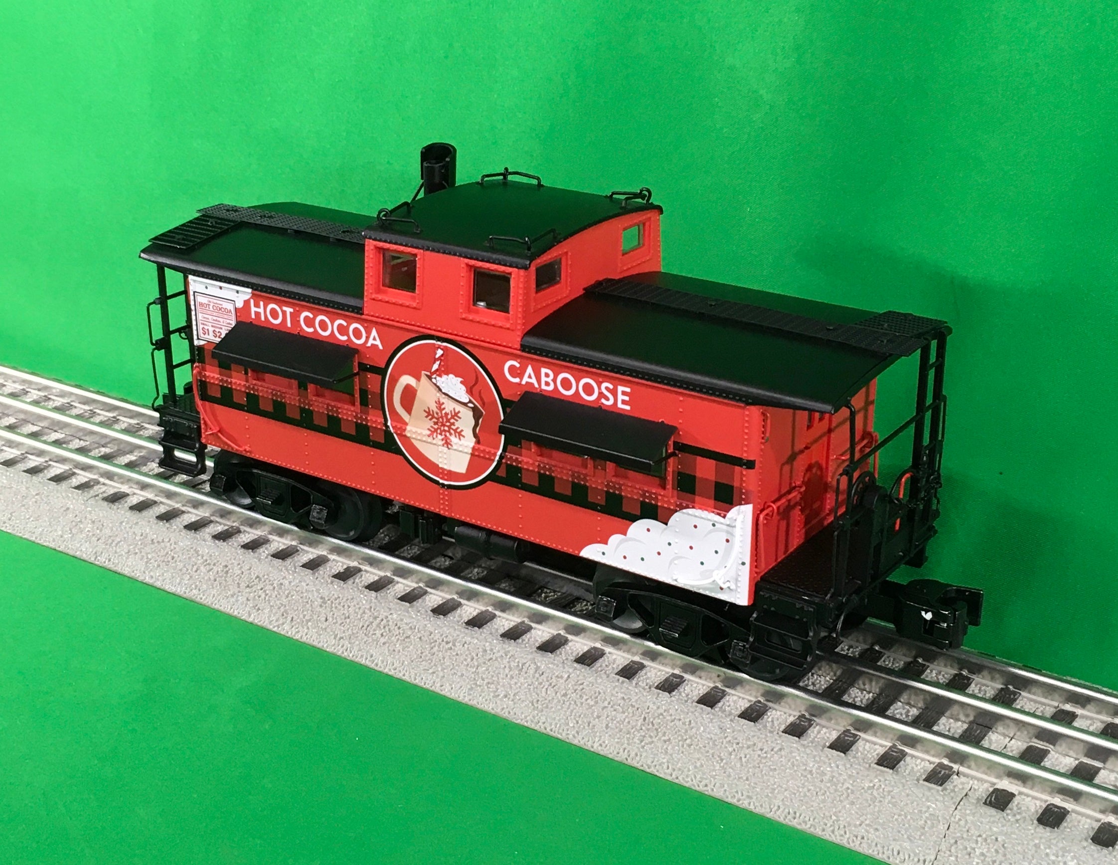 Lionel 2329170 - Hot Cocoa NE Caboose w/ Deck
