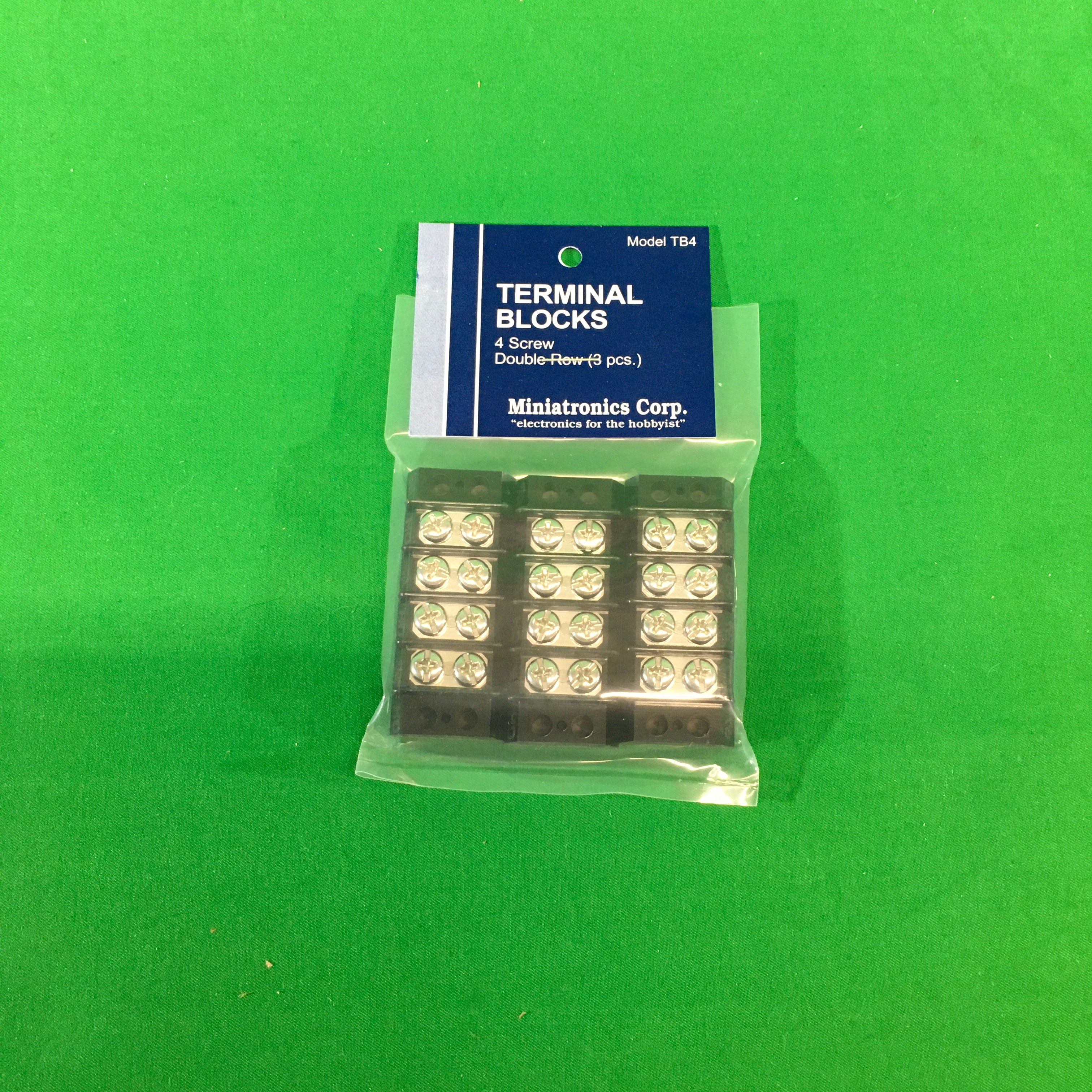Miniatronics TB-4 - 4-Port Terminal Block (3 Pack)