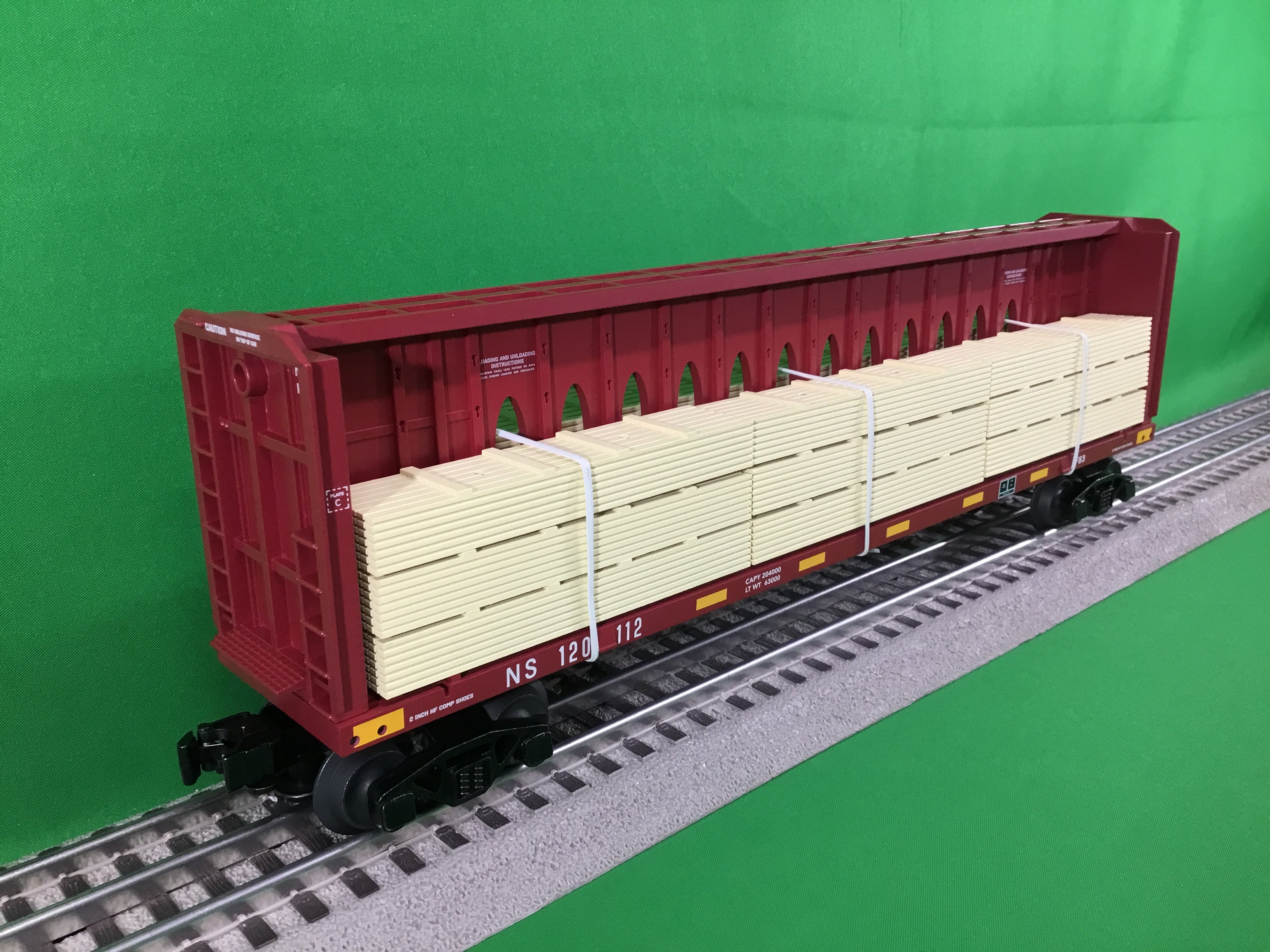 Lionel 2343081 - Centerbeam Flatcar "Norfolk Southern" #120112