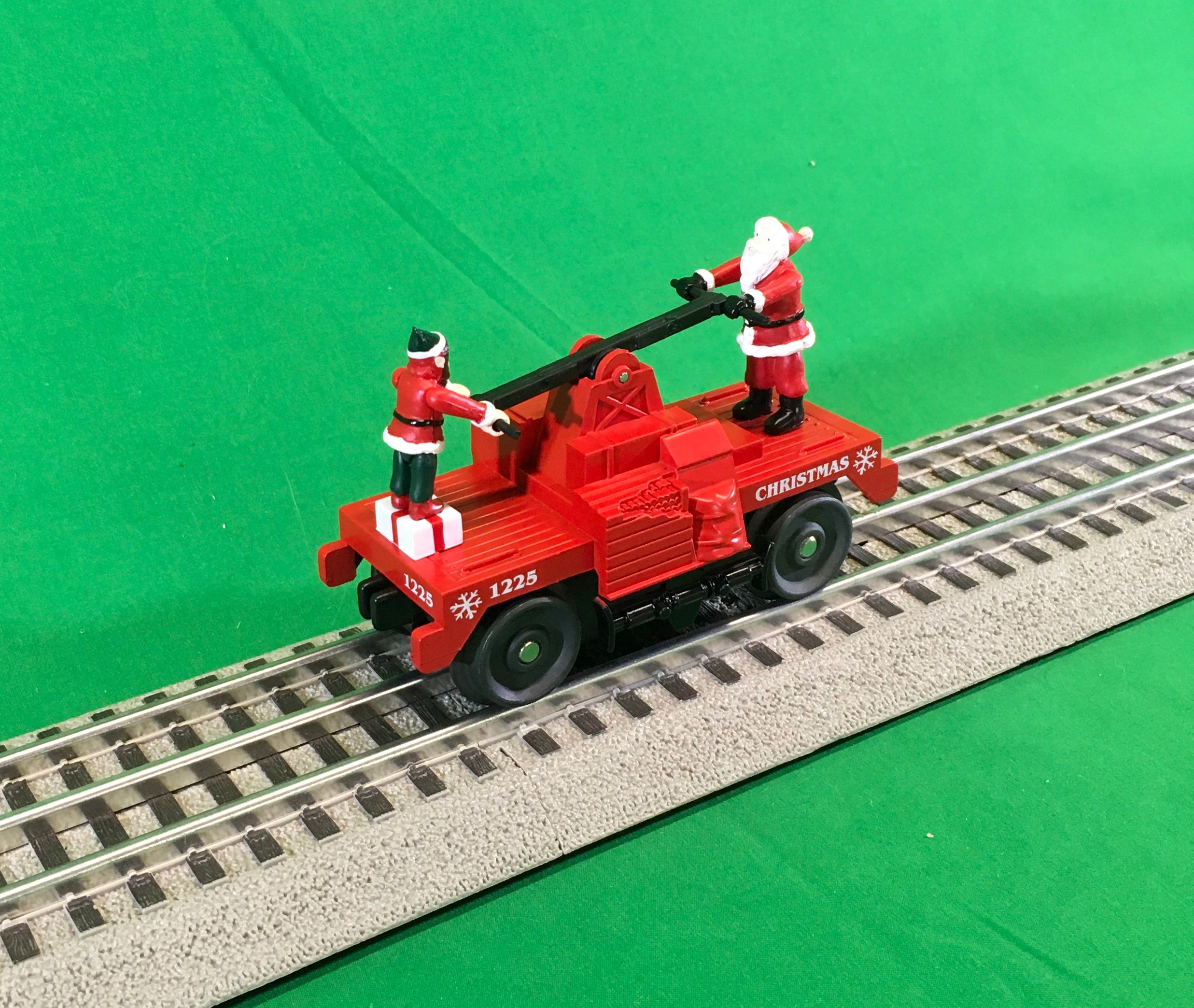 MTH 30-5234 - Operating Hand Car "Christmas"