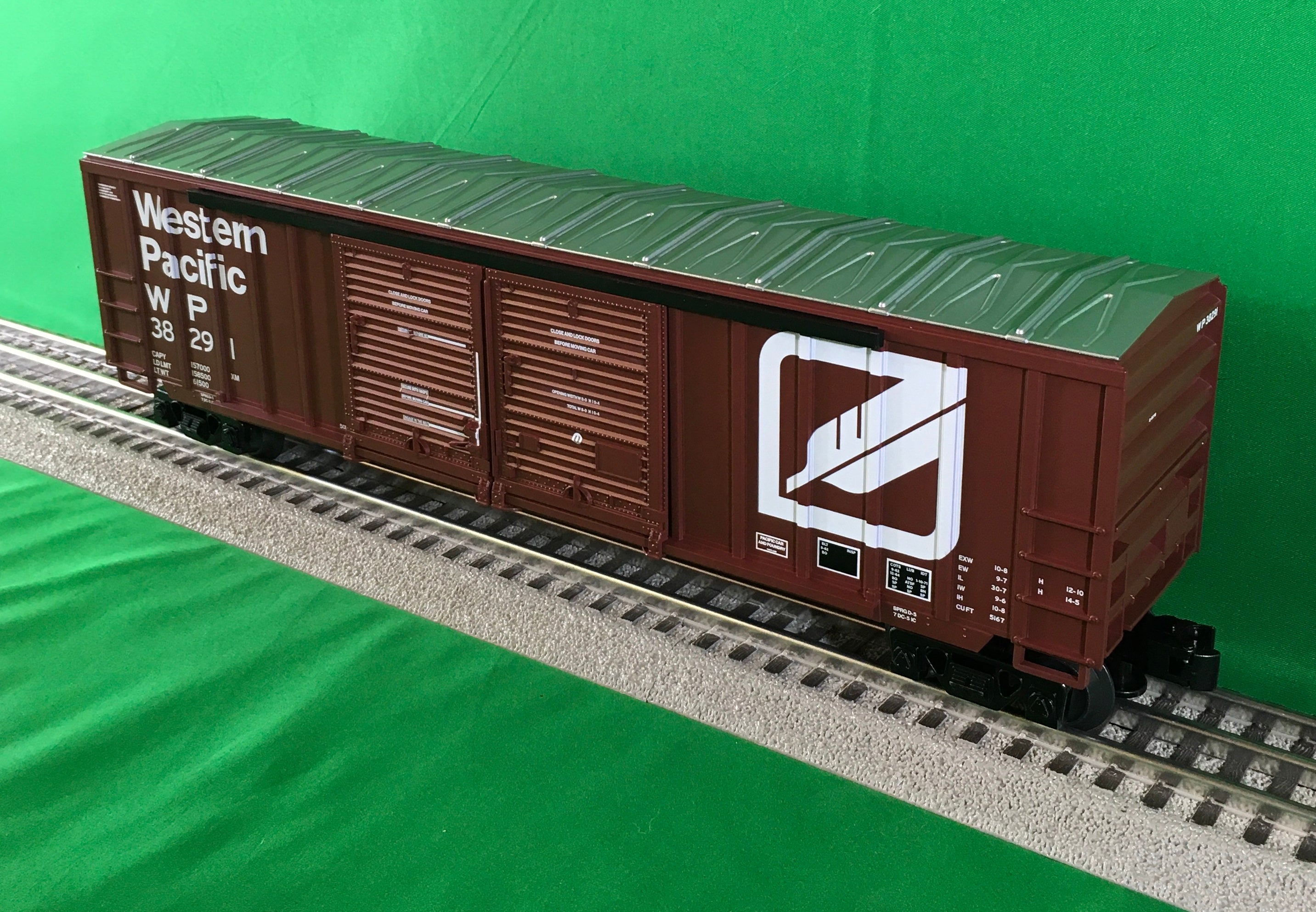 Lionel 2443031 - Double Door Boxcar "Western Pacific" #38291