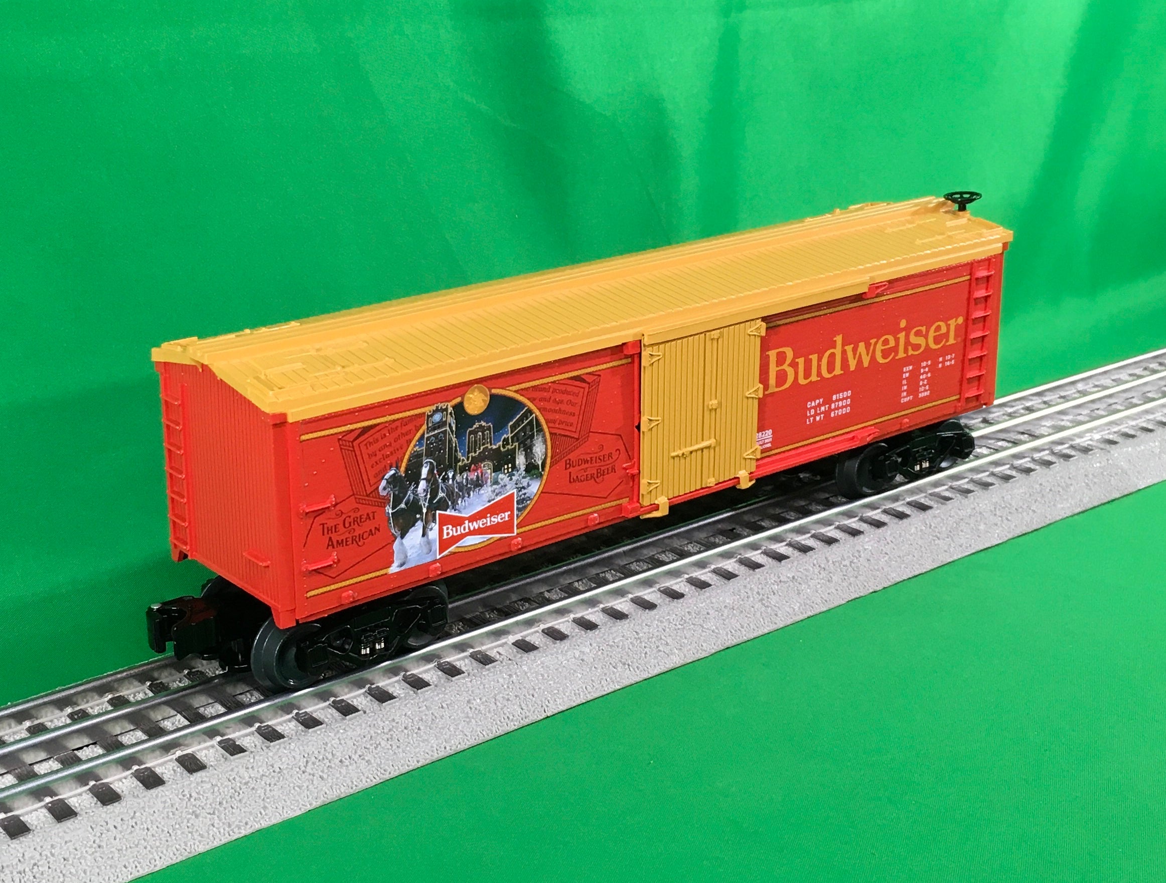 Lionel 2328220 - Anheuser-Busch - Budweiser Clydesdale Reefer Car