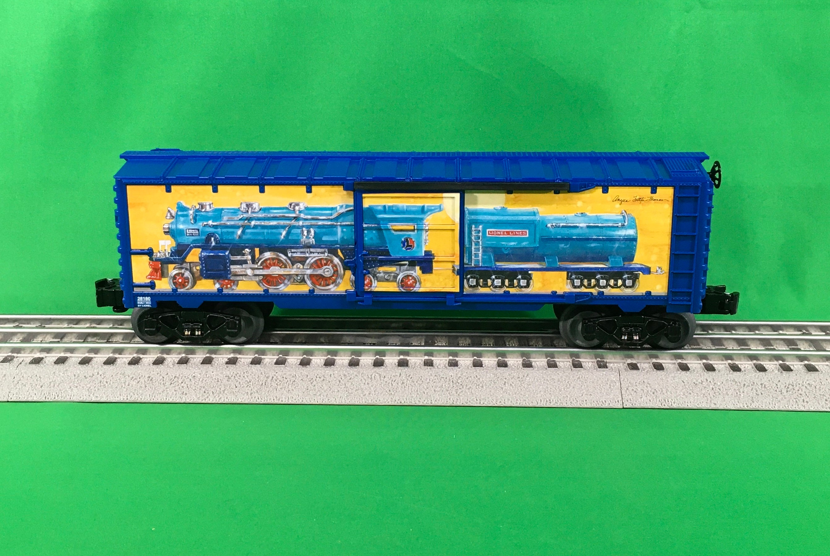 Lionel 2228180 - Angela Trotta Thomas - Boxcar "Blue Comet"