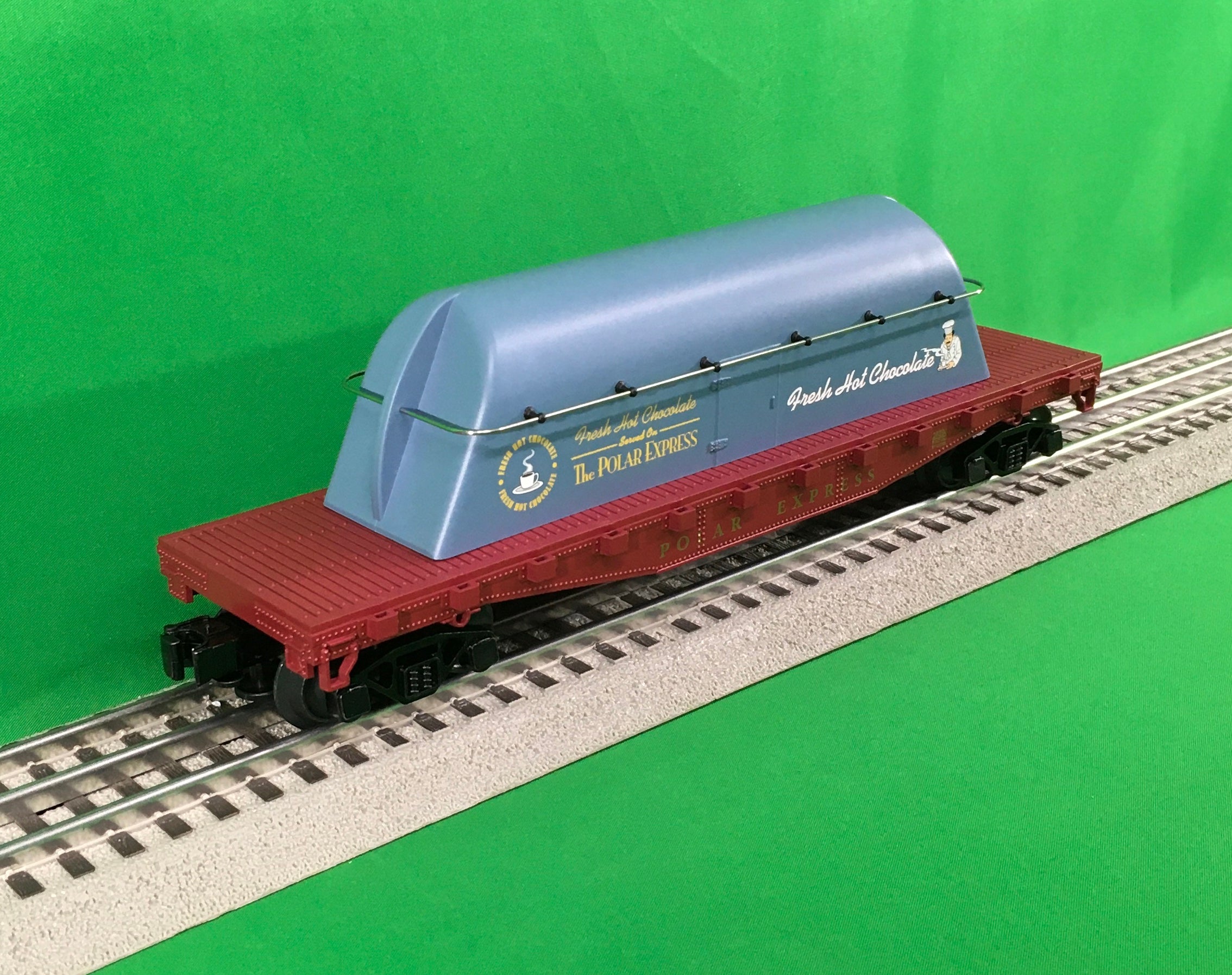 Lionel 2328290 - Flatcar "The Polar Express" w/ Hot Cocoa Container