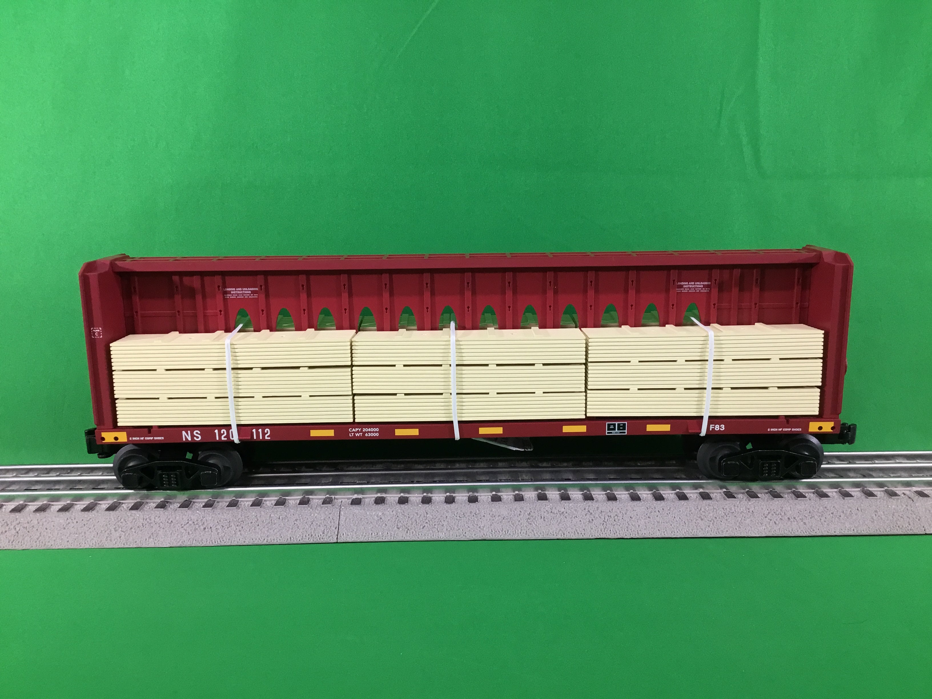Lionel 2343081 - Centerbeam Flatcar "Norfolk Southern" #120112