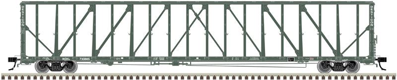 Atlas O 3002790 - Master - 73' Center Divider Flat Car "Desticon" (NOKL) 2-Rail
