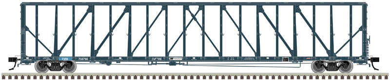 Atlas O 3002791 - Master - 73' Center Divider Flat Car "First Union Rail" (FURX) 2-Rail