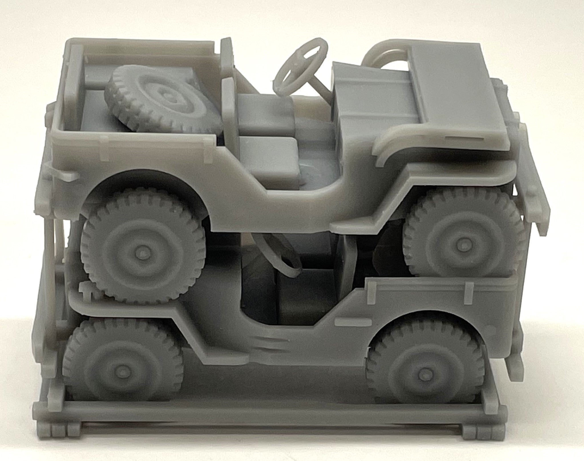 PPM-33633 - Flat Car Load- Jeep Pair (1)