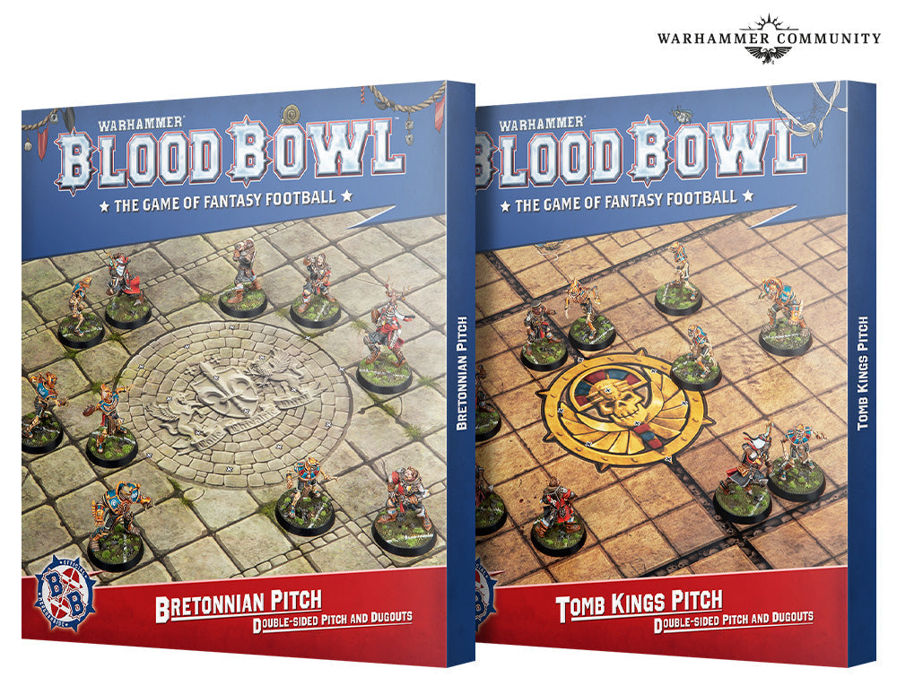 Games Workshop 202-60 - Blood Bowl - Tomb Kings Team: Pitch & Dugouts