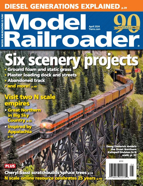 Model Railroader - Magazine - Vol. 91 - Issue 04 - April 2024