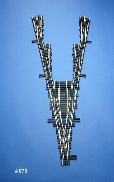 Ross Custom Switches #171 - Super Line - Four Way Eight Track Yard Set - Manual