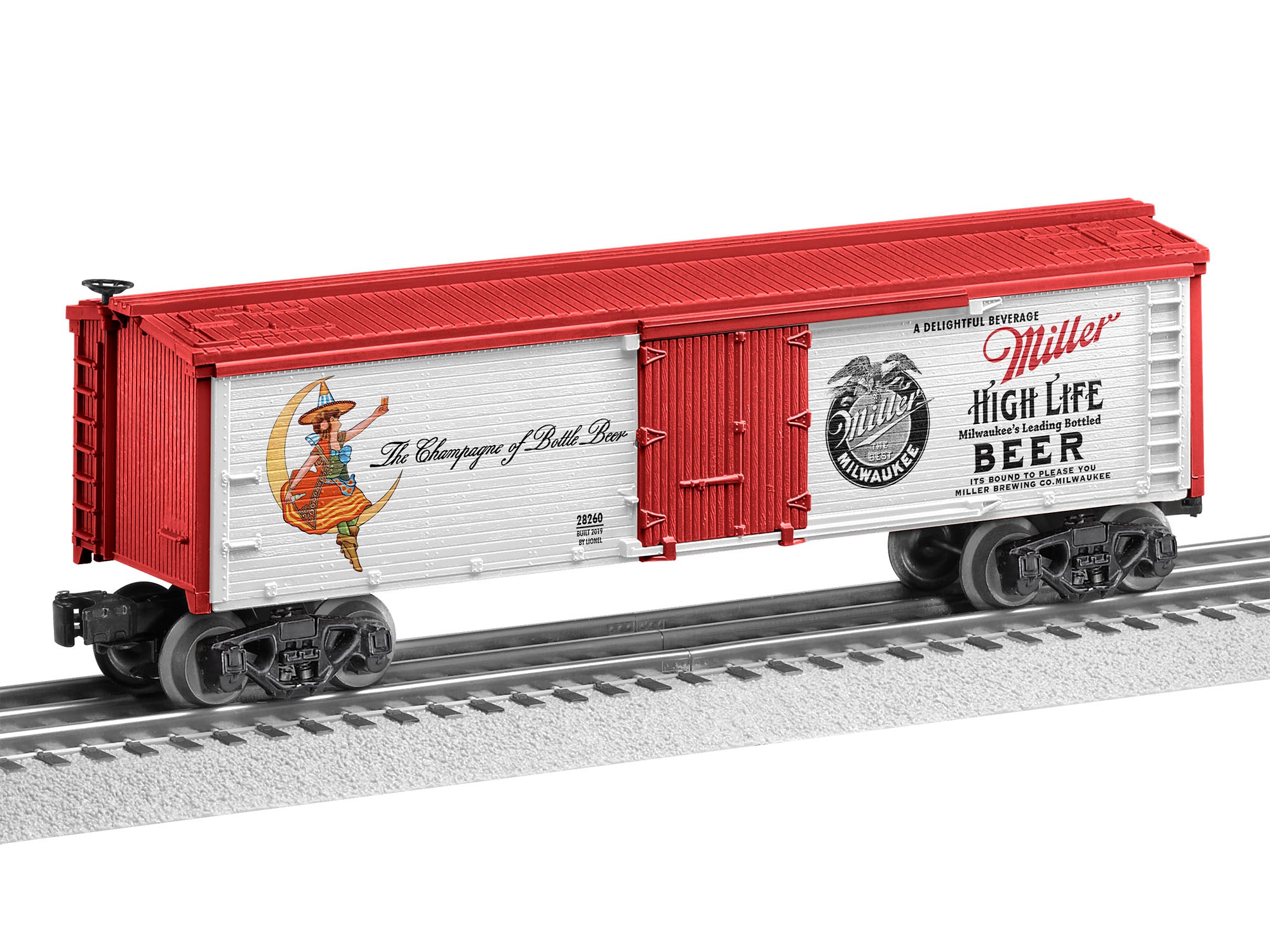 Lionel 1928260 - Coors Brewing Company - Reefer Car "Miller"